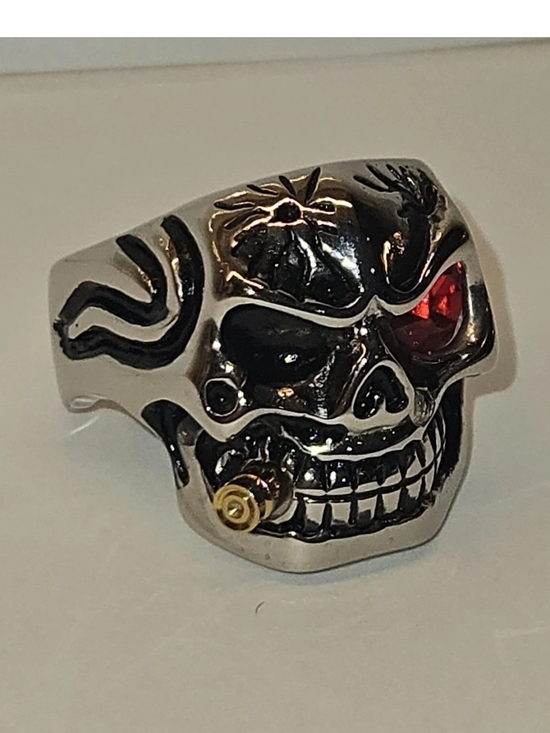 Other - Men's Skull Ring Metal NEW Size 12